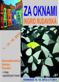 Pozvánka na vernisáž Ingrid Rudavskej