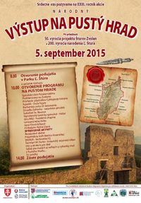 Pozvánka: Národný výstup na Pustý hrad