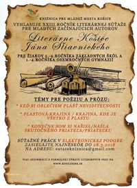 Výsledky XXIII. ročníka súťaže Literárne Košice Jána Štiavnického