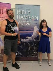 Autorka Valentína Sedíleková a ilustrátor Martin Cuco Luciak