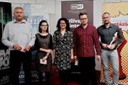Finalisti MCF 2018, zľava Cena poroty, vpravo celkový víťaz