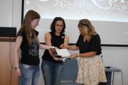 Jana Plauchová, Andrea Harmanová a Michaela Musilová tesne pred krstom