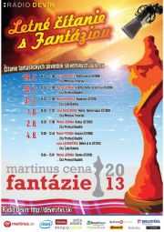 Letné čítanie s Fantáziou na Rádiu Devín - plagat