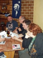 Peter Zvalo (Belit), Ondrej Trepáč (Orion), Martin Králik (Quasi), Katka Bajzíková (Tolkien)