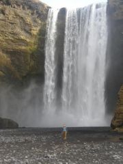 Vodopád Skógafoss, Island-Lilja